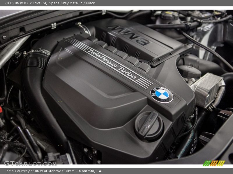 Space Grey Metallic / Black 2016 BMW X3 xDrive35i