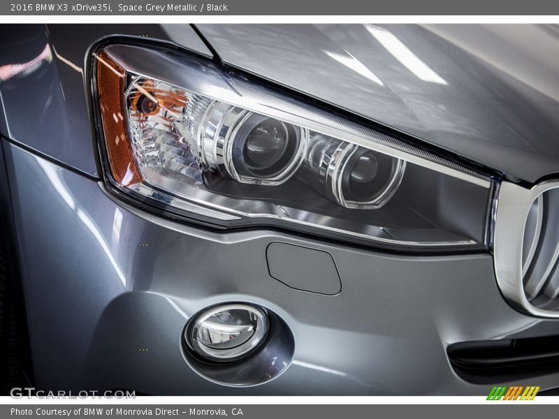 Space Grey Metallic / Black 2016 BMW X3 xDrive35i