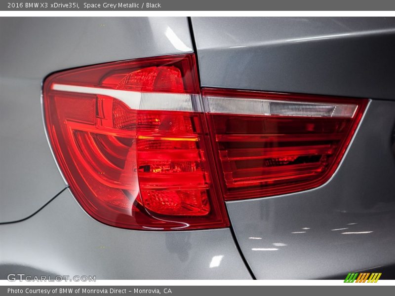 Space Grey Metallic / Black 2016 BMW X3 xDrive35i