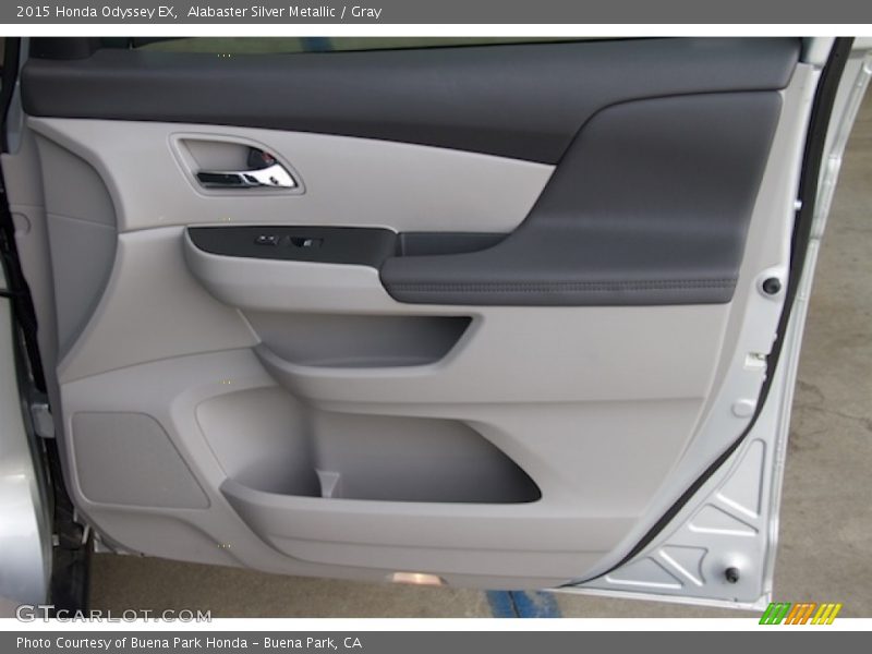 Alabaster Silver Metallic / Gray 2015 Honda Odyssey EX
