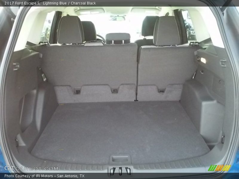 Lightning Blue / Charcoal Black 2017 Ford Escape S