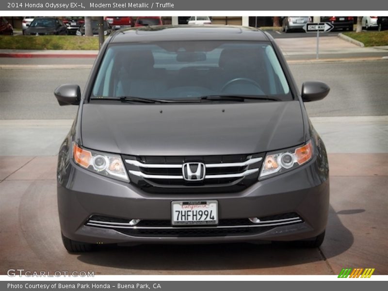 Modern Steel Metallic / Truffle 2014 Honda Odyssey EX-L