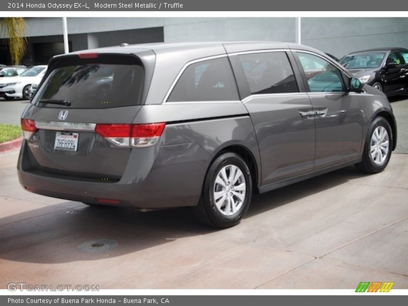 Modern Steel Metallic / Truffle 2014 Honda Odyssey EX-L
