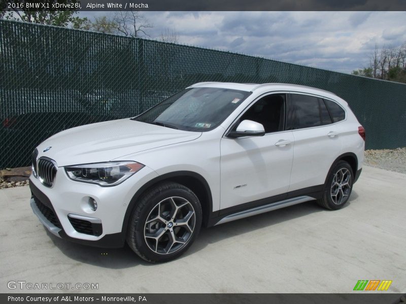 Alpine White / Mocha 2016 BMW X1 xDrive28i