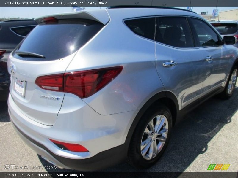 Sparkling Silver / Black 2017 Hyundai Santa Fe Sport 2.0T