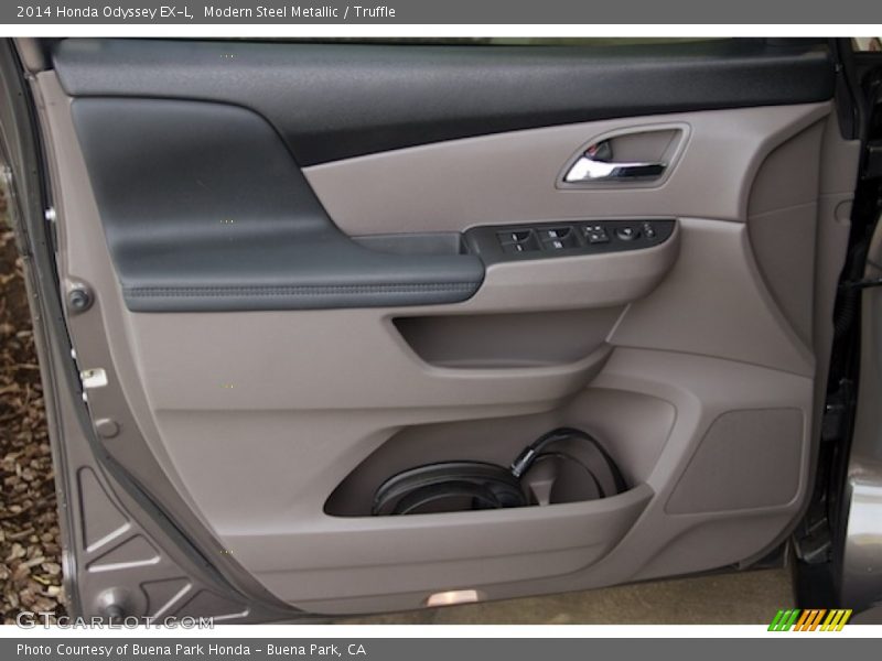 Modern Steel Metallic / Truffle 2014 Honda Odyssey EX-L