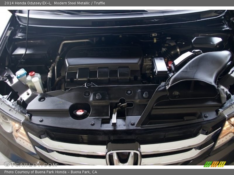 Modern Steel Metallic / Truffle 2014 Honda Odyssey EX-L