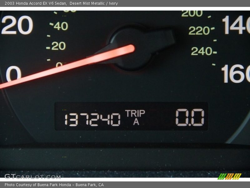 Desert Mist Metallic / Ivory 2003 Honda Accord EX V6 Sedan