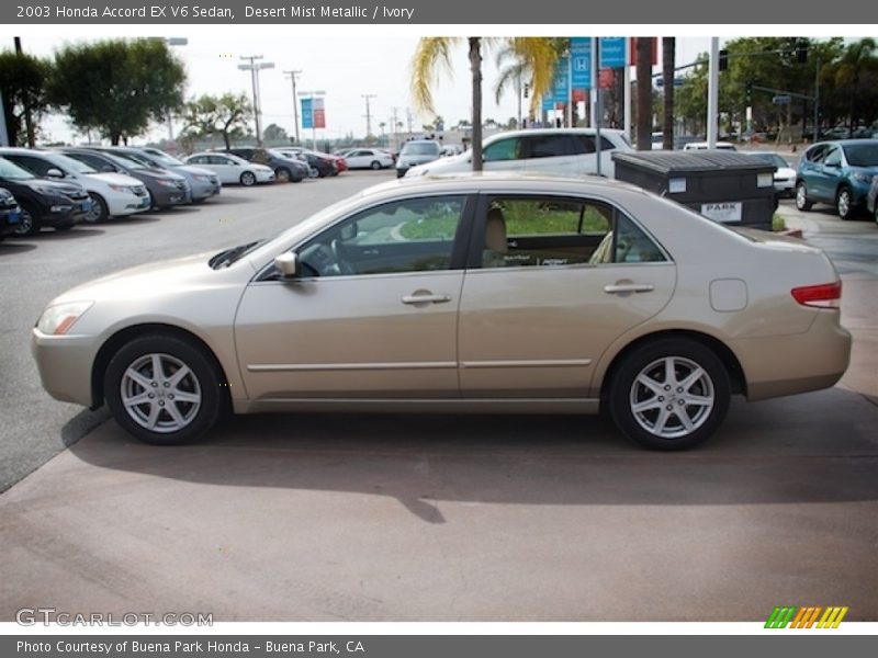 Desert Mist Metallic / Ivory 2003 Honda Accord EX V6 Sedan