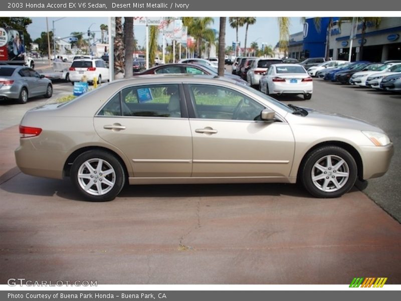 Desert Mist Metallic / Ivory 2003 Honda Accord EX V6 Sedan