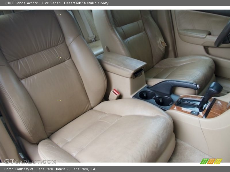 Desert Mist Metallic / Ivory 2003 Honda Accord EX V6 Sedan