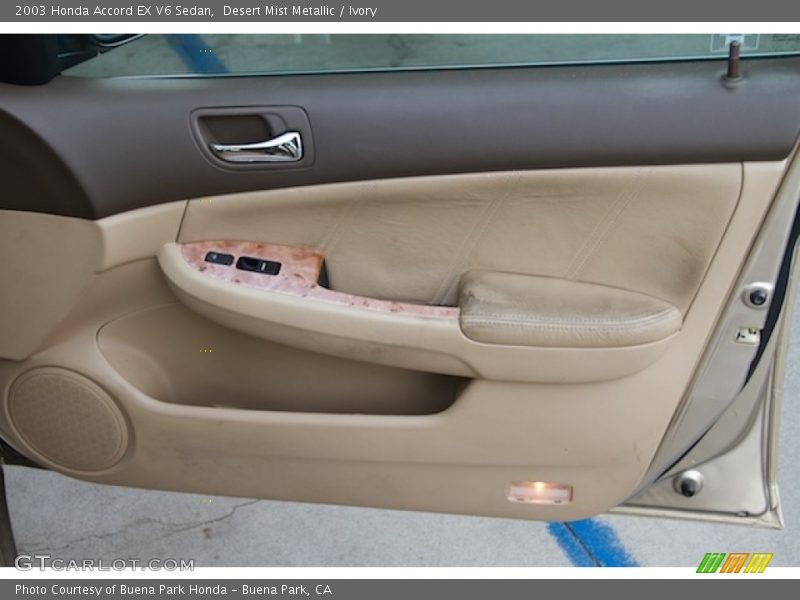 Desert Mist Metallic / Ivory 2003 Honda Accord EX V6 Sedan