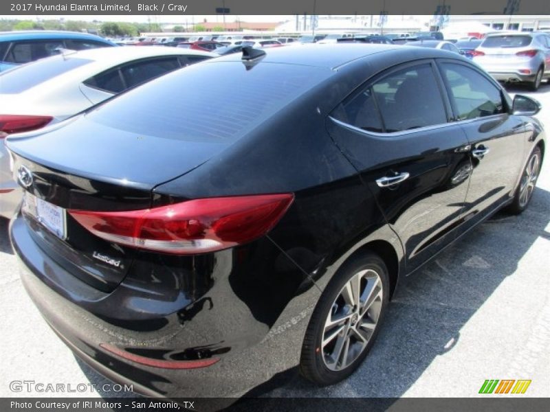 Black / Gray 2017 Hyundai Elantra Limited