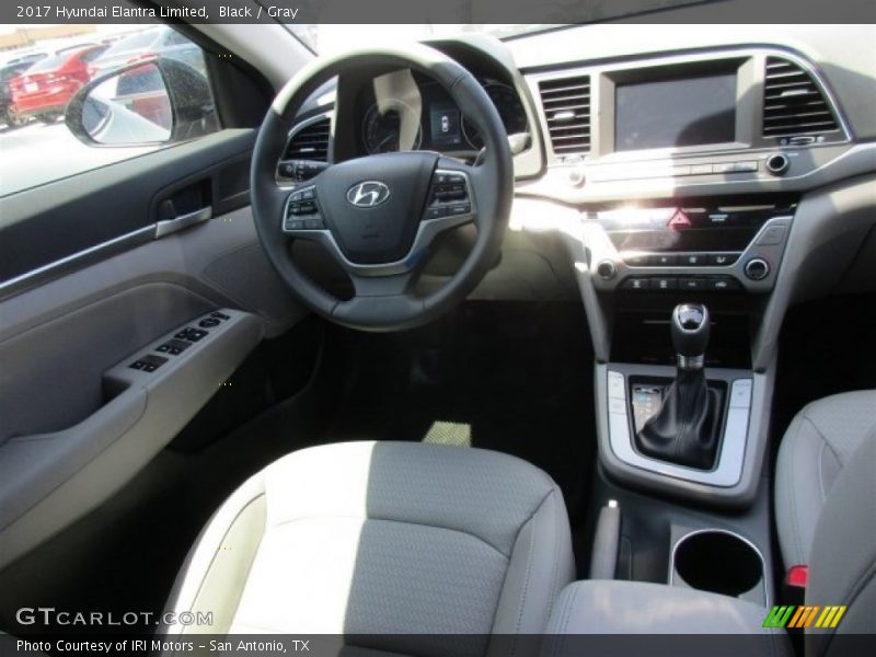 Black / Gray 2017 Hyundai Elantra Limited
