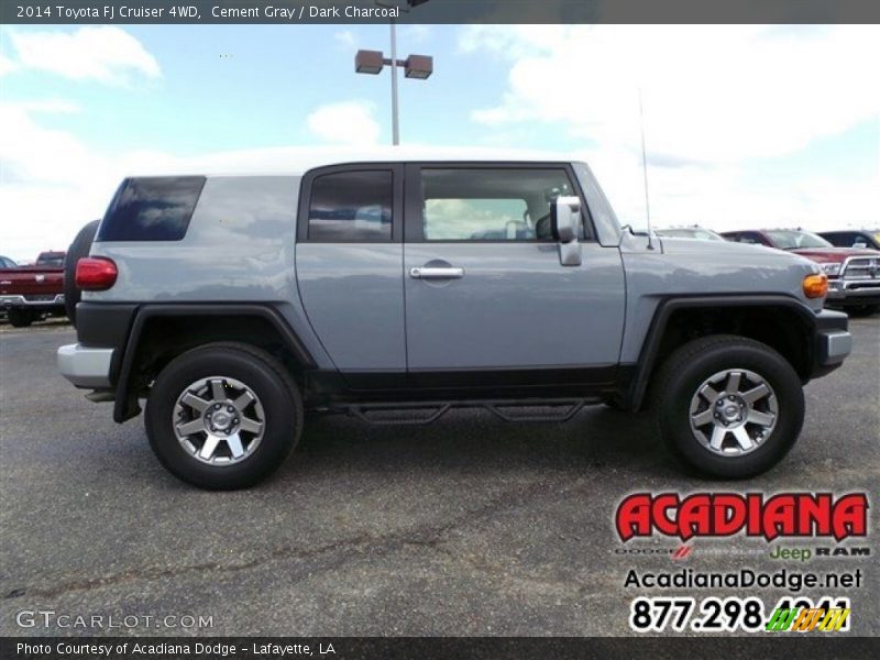 Cement Gray / Dark Charcoal 2014 Toyota FJ Cruiser 4WD