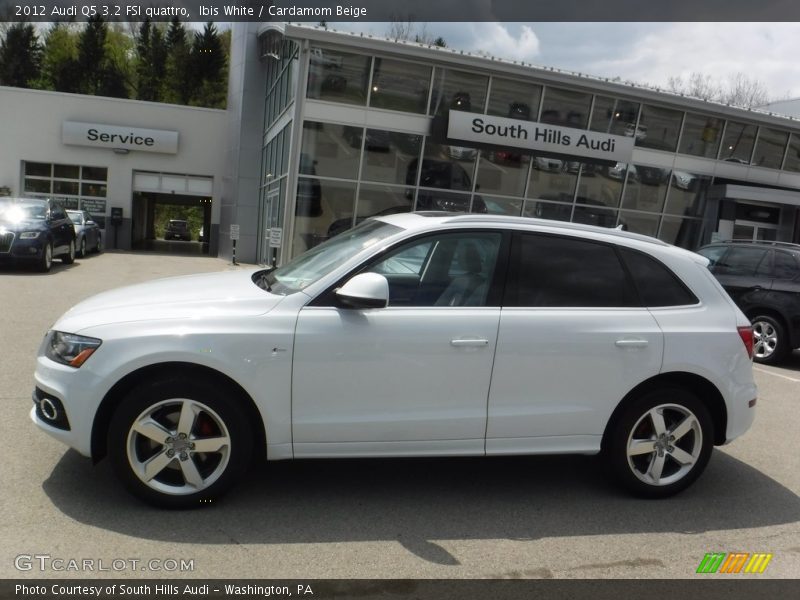 Ibis White / Cardamom Beige 2012 Audi Q5 3.2 FSI quattro