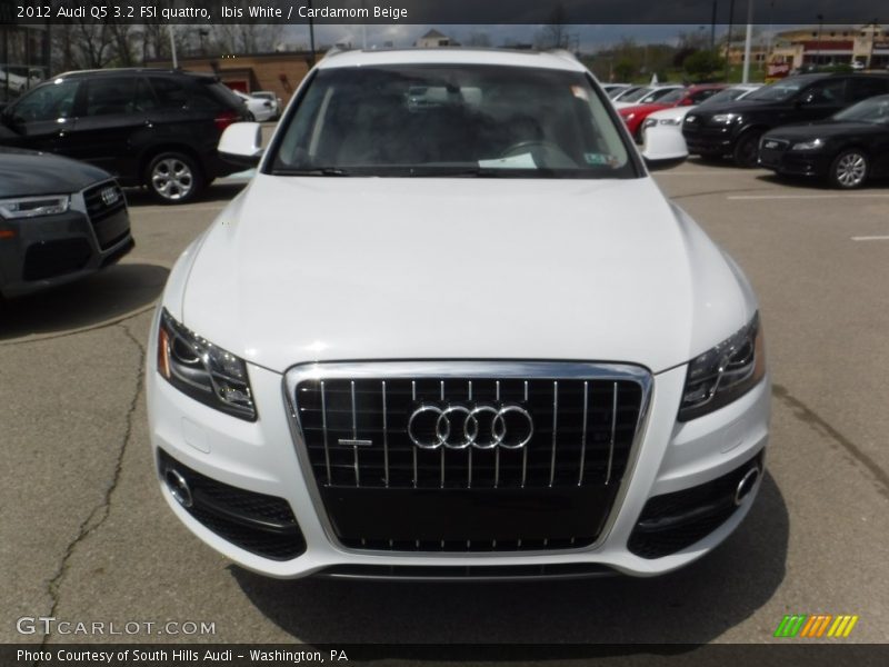 Ibis White / Cardamom Beige 2012 Audi Q5 3.2 FSI quattro