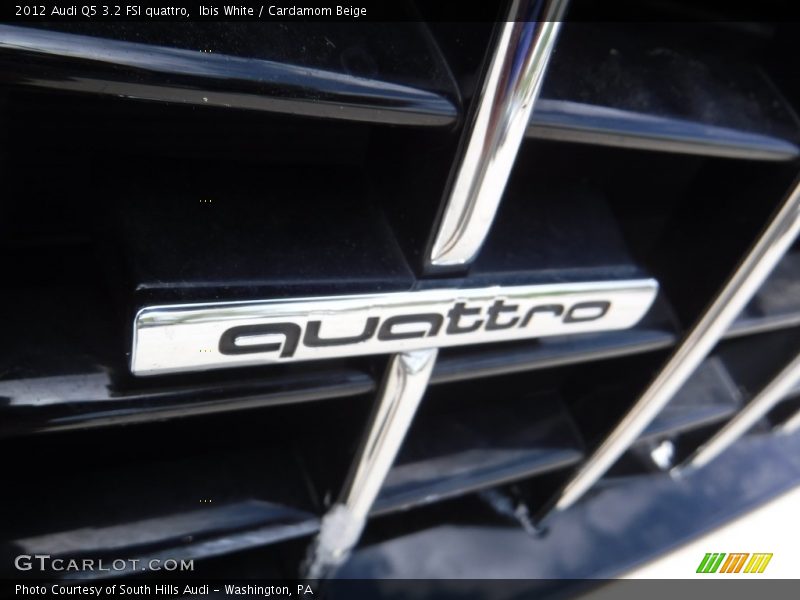 Ibis White / Cardamom Beige 2012 Audi Q5 3.2 FSI quattro
