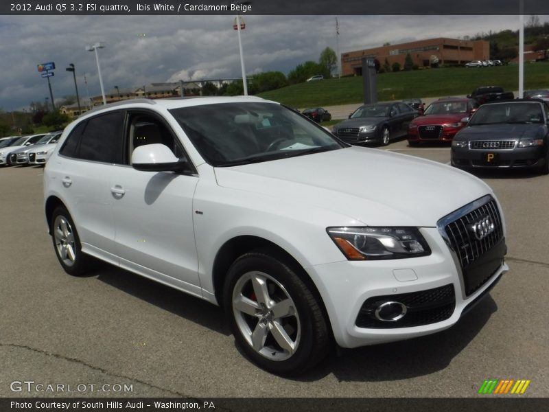 Ibis White / Cardamom Beige 2012 Audi Q5 3.2 FSI quattro