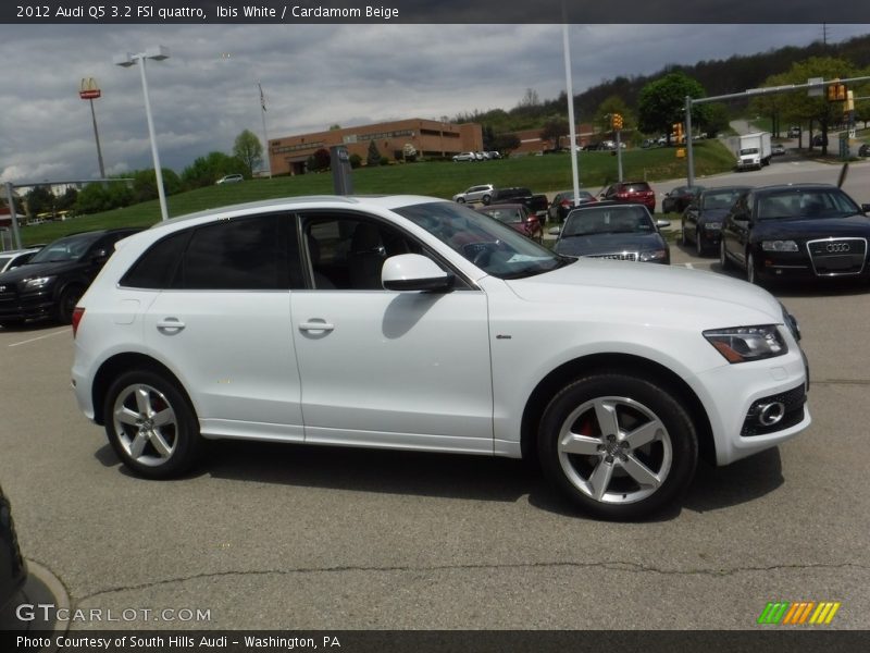 Ibis White / Cardamom Beige 2012 Audi Q5 3.2 FSI quattro