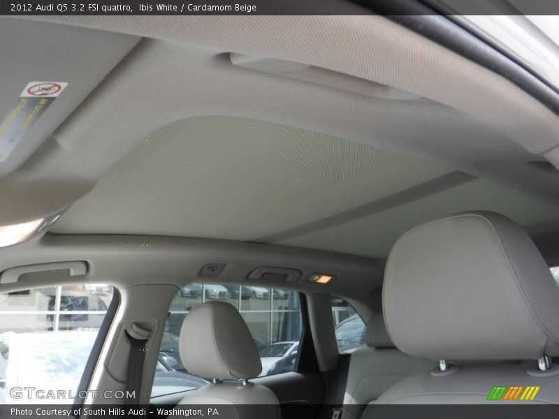 Ibis White / Cardamom Beige 2012 Audi Q5 3.2 FSI quattro