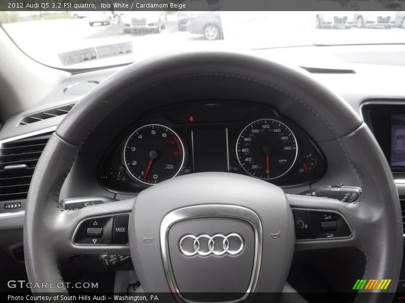 Ibis White / Cardamom Beige 2012 Audi Q5 3.2 FSI quattro