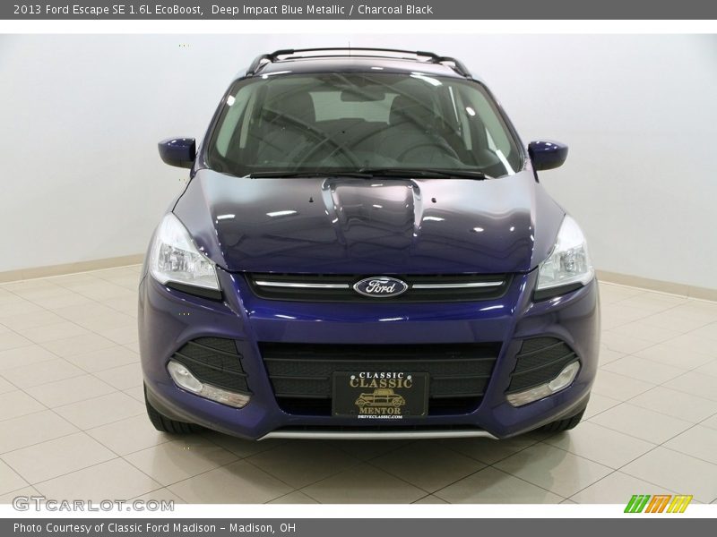 Deep Impact Blue Metallic / Charcoal Black 2013 Ford Escape SE 1.6L EcoBoost