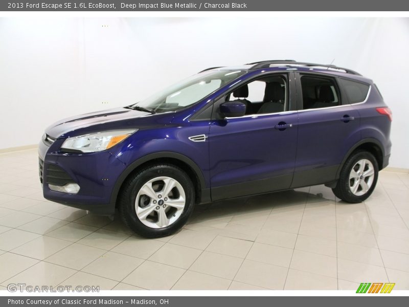 Deep Impact Blue Metallic / Charcoal Black 2013 Ford Escape SE 1.6L EcoBoost