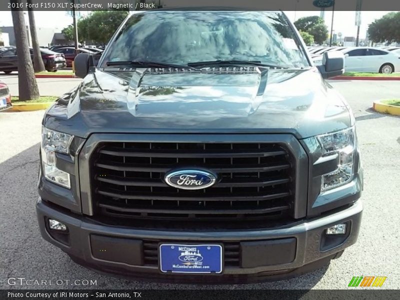 Magnetic / Black 2016 Ford F150 XLT SuperCrew