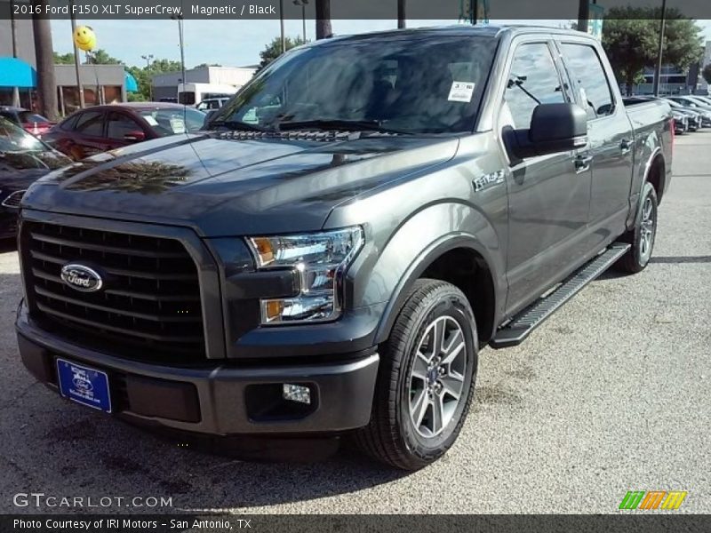 Magnetic / Black 2016 Ford F150 XLT SuperCrew