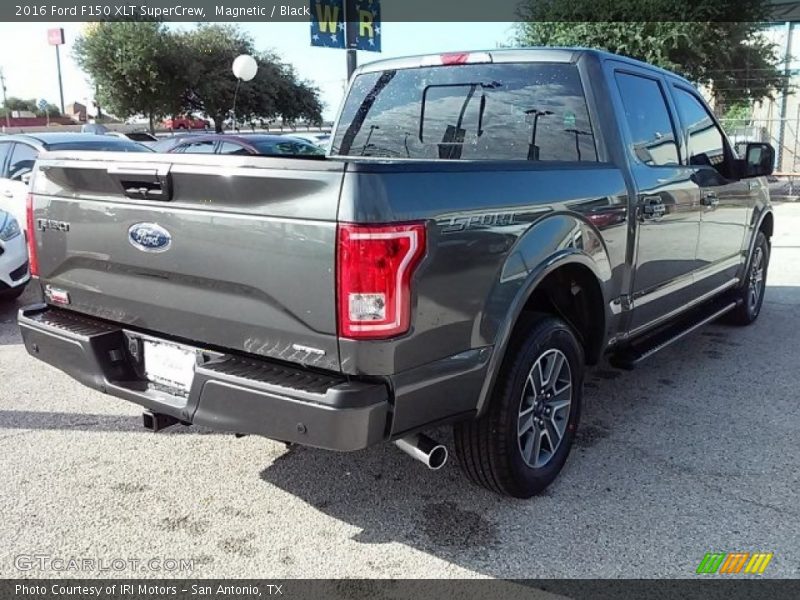 Magnetic / Black 2016 Ford F150 XLT SuperCrew