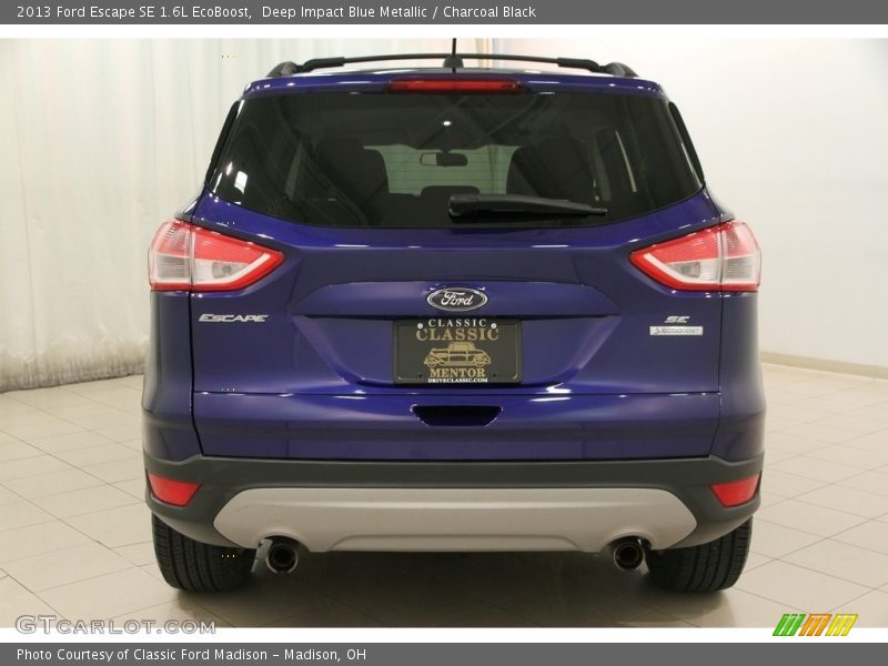 Deep Impact Blue Metallic / Charcoal Black 2013 Ford Escape SE 1.6L EcoBoost