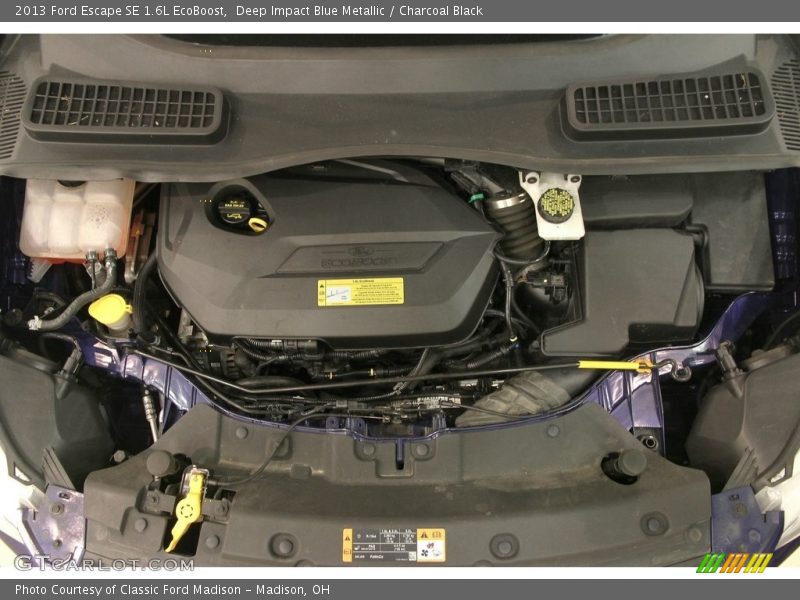 Deep Impact Blue Metallic / Charcoal Black 2013 Ford Escape SE 1.6L EcoBoost