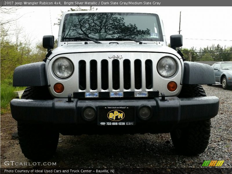 Bright Silver Metallic / Dark Slate Gray/Medium Slate Gray 2007 Jeep Wrangler Rubicon 4x4