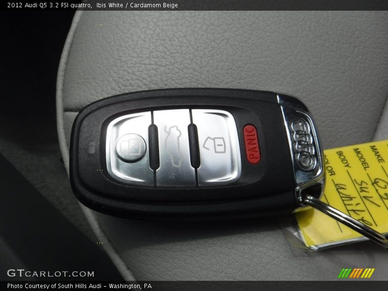 Ibis White / Cardamom Beige 2012 Audi Q5 3.2 FSI quattro