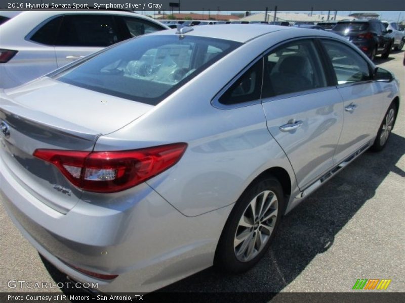 Symphony Silver / Gray 2016 Hyundai Sonata Sport