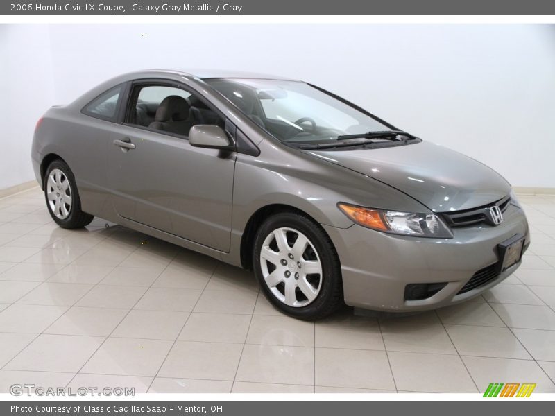 Galaxy Gray Metallic / Gray 2006 Honda Civic LX Coupe
