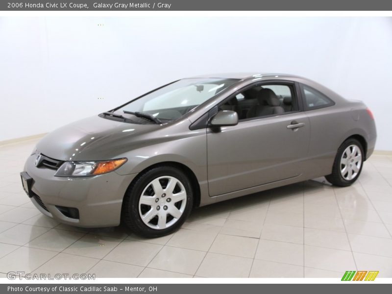 Galaxy Gray Metallic / Gray 2006 Honda Civic LX Coupe