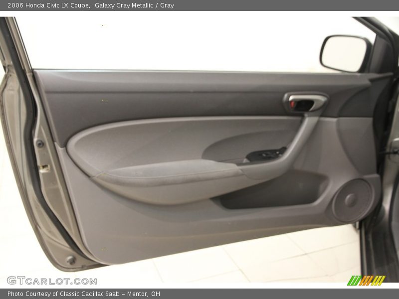 Galaxy Gray Metallic / Gray 2006 Honda Civic LX Coupe