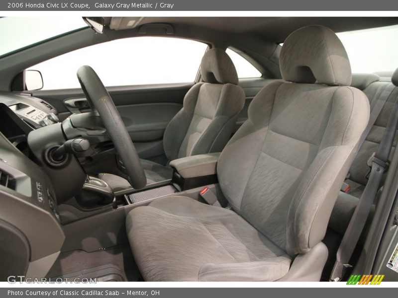 Galaxy Gray Metallic / Gray 2006 Honda Civic LX Coupe