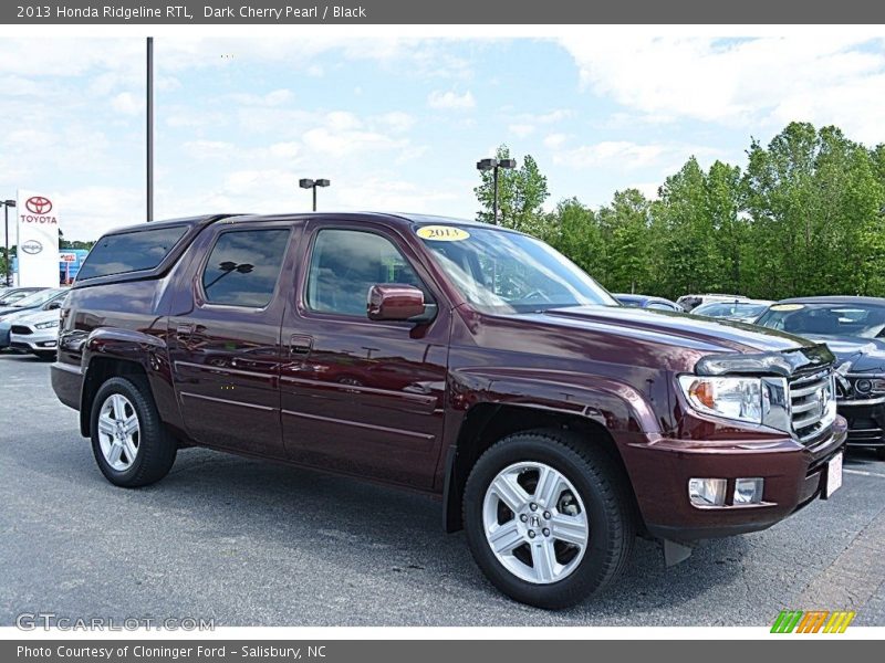 Dark Cherry Pearl / Black 2013 Honda Ridgeline RTL