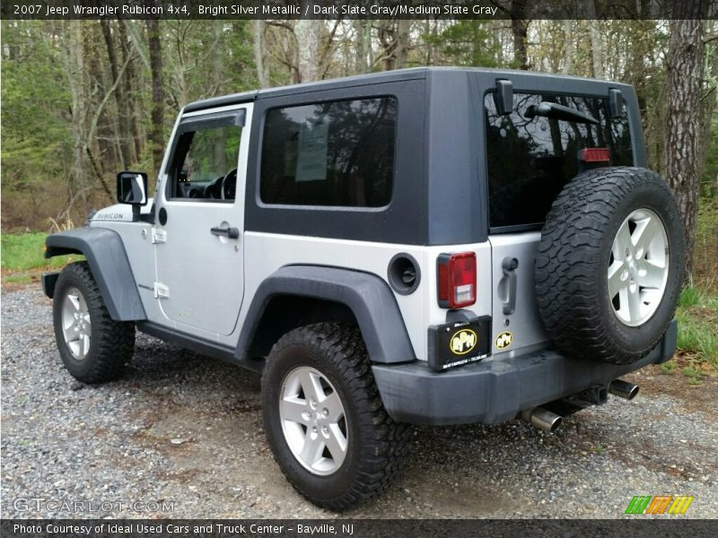 Bright Silver Metallic / Dark Slate Gray/Medium Slate Gray 2007 Jeep Wrangler Rubicon 4x4