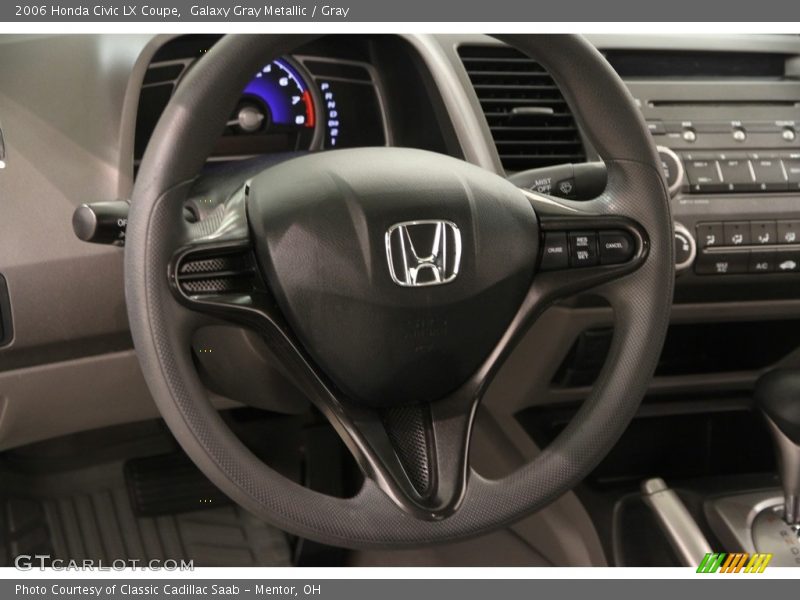Galaxy Gray Metallic / Gray 2006 Honda Civic LX Coupe