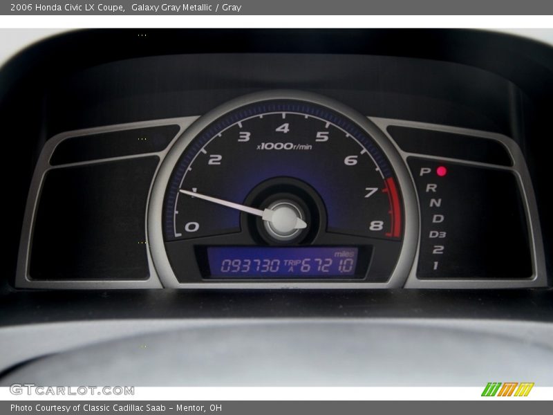 Galaxy Gray Metallic / Gray 2006 Honda Civic LX Coupe