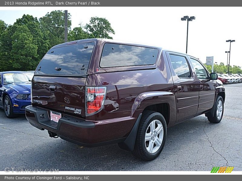 Dark Cherry Pearl / Black 2013 Honda Ridgeline RTL