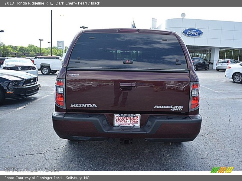Dark Cherry Pearl / Black 2013 Honda Ridgeline RTL