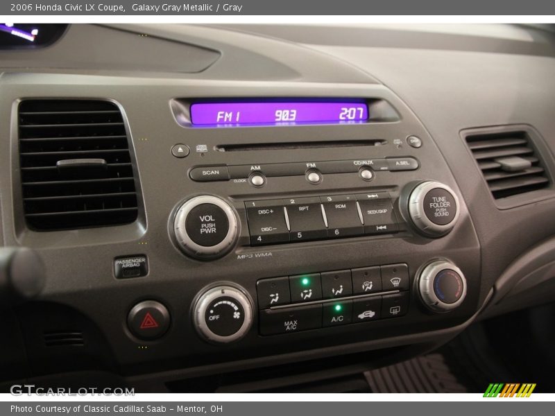 Galaxy Gray Metallic / Gray 2006 Honda Civic LX Coupe