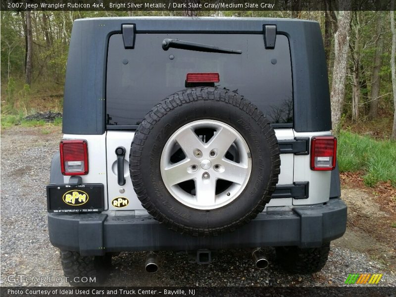 Bright Silver Metallic / Dark Slate Gray/Medium Slate Gray 2007 Jeep Wrangler Rubicon 4x4