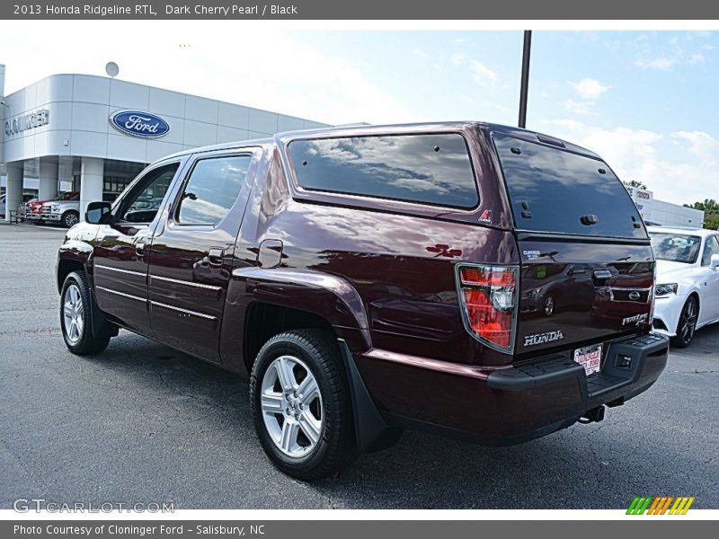 Dark Cherry Pearl / Black 2013 Honda Ridgeline RTL
