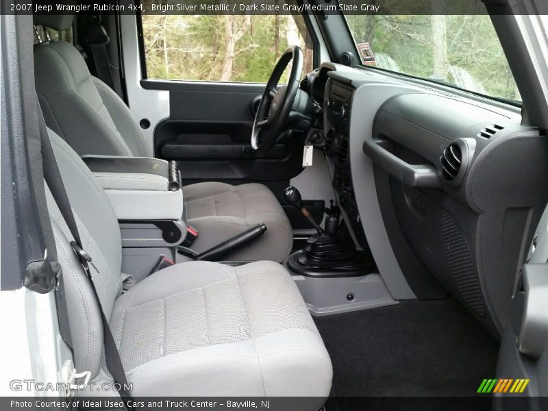Bright Silver Metallic / Dark Slate Gray/Medium Slate Gray 2007 Jeep Wrangler Rubicon 4x4